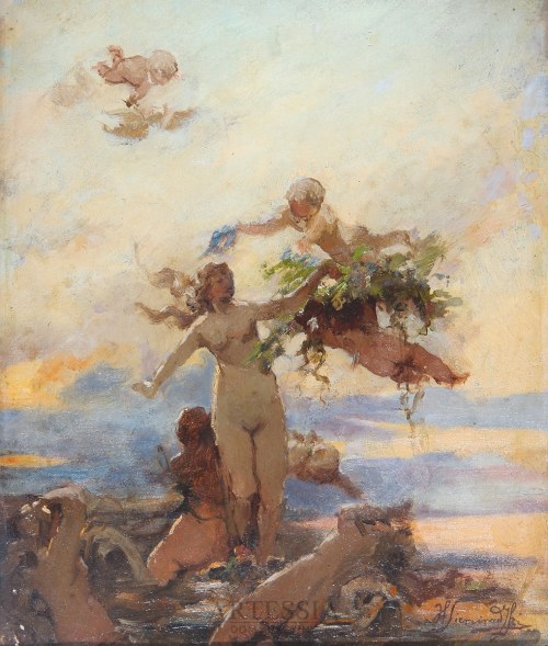 Narodziny Wenus (Nimfy wodne), lata 1880-te, Henryk Siemiradzki