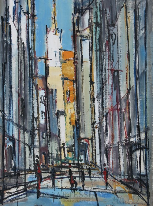 Geometryczne miasto, 1963, Lech Jakubiak
