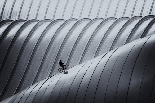 Rowerzysta, 2019, Cezary Dubiel
