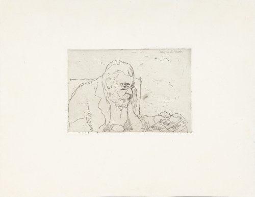 Szkic portretowy pana E.C., ok. 1909, Witold Rzegociński