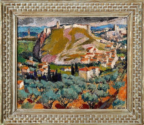 Mela Muter (Maria Melania Mutermilch) (1876 Warszawa - 1967 Paryż), Pejzaż z Prowansji (Awinion), Autor nieznany