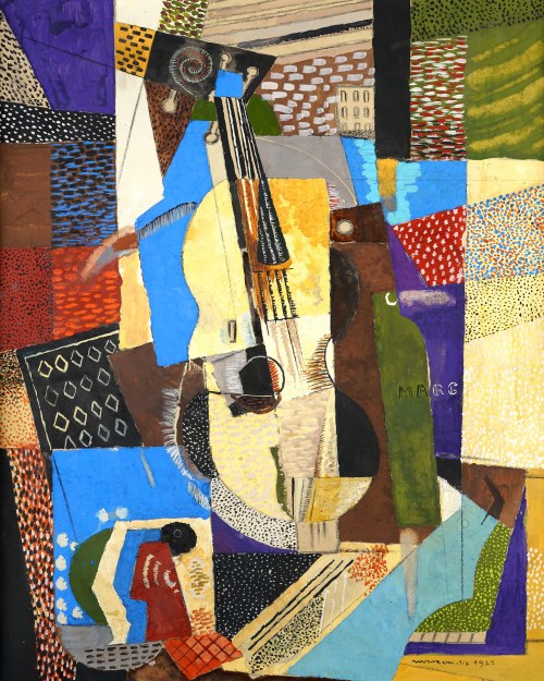 Francja), Martwa natura ze skrzypcami, 1921, Louis Marcoussis
