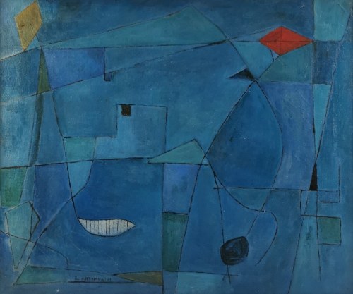 Pejzaż z latawcami, 1956, Roman Artymowski