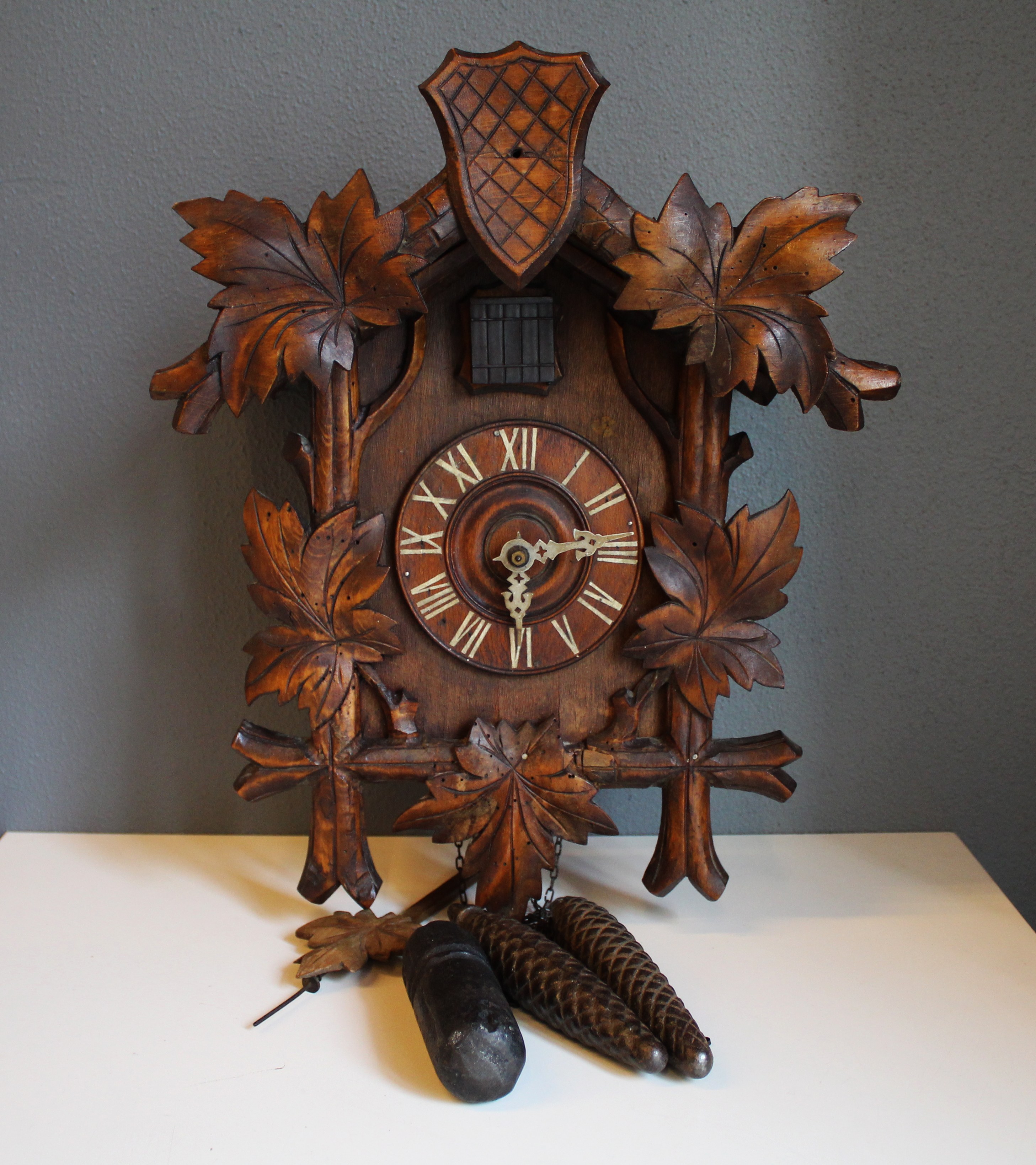 fork breaking Dawn Store drewniany zegar z kukułką, 1 poł. XX w. - Aukcja internetowa / Licytacja  online - Cena - OneBid