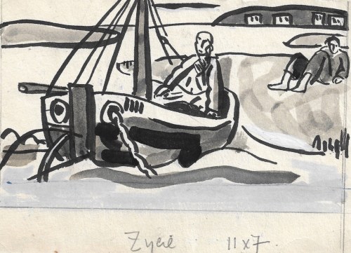 Stary człowiek i morze, 1955, Lech Przybylski