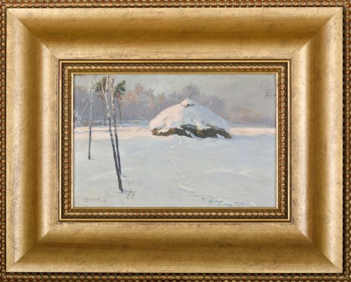 "Zimowy pejzaż", Zygmunt Józefczyk