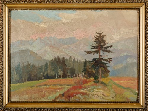 "Pejzaż tatrzański", Franciszek Wójcik