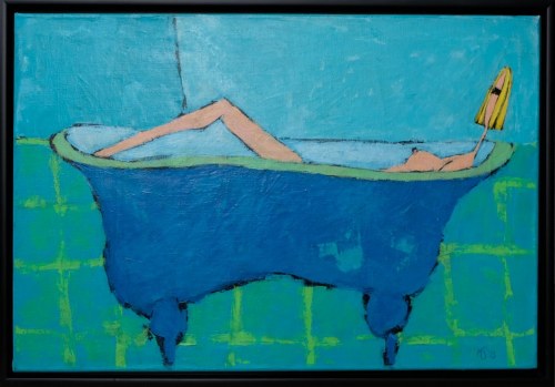 Błękitna kąpiel, 2003, Małgorzata Stępniak