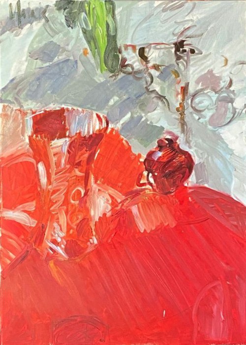 Martwa natura z kryształem, 2019 r., Waldemar Malak