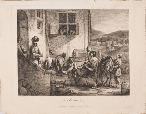 Miłosierny Samarytanin, pocz. XIX w., Rembrandt van Rijn i Vivant Denon