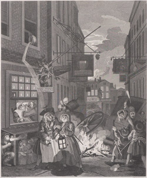 Thomas Cook (ok. 1744-1818), Noc, 1798, William Hogarth