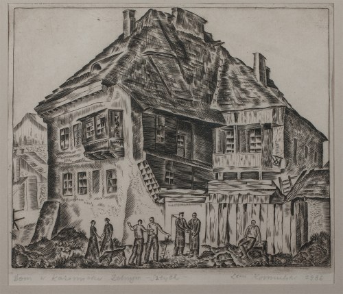 Dom w Kazimierzu Dolnym, 1936, Leon Kosmulski