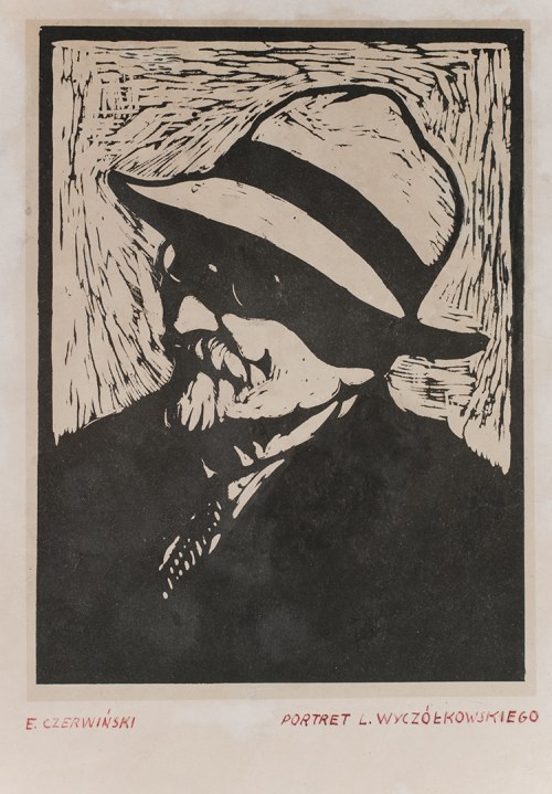 Portret Leona Wyczółkowskiego, 1936, Edward Czerwiński