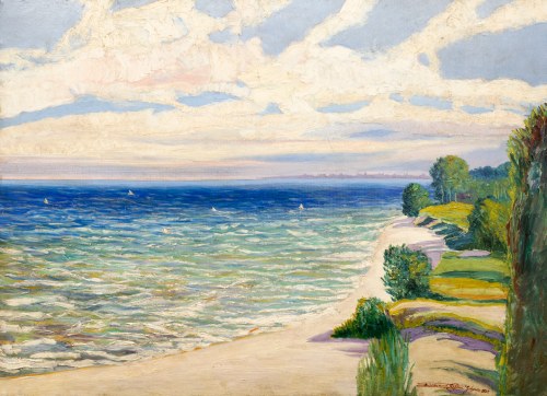 Pejzaż z Gdyni, 1924, Stefan Sonnewend