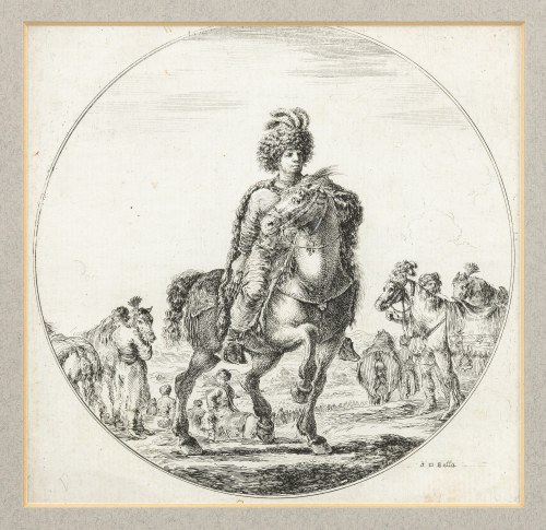 Jeździec Węgierski, 1648/6150, Stefano della Bella