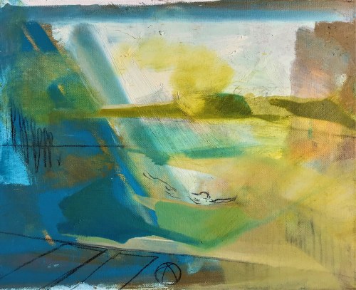 Laguna Poraj - Swimming lesson III, 2019, Karolina Maciejak