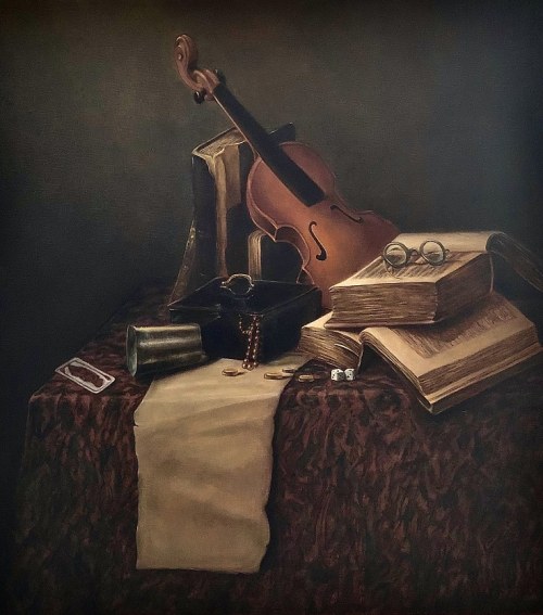 Martwa natura ze skrzypcami, 2016, Bartosz Buczyński