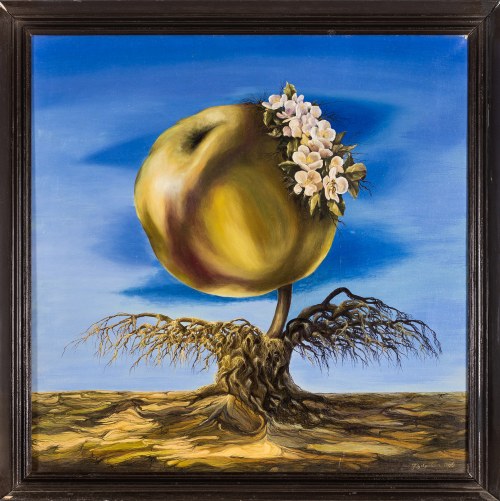 Impresja z cyklu "Dobrodziejstwo Pszczół", 1986 r., Jolanta Rychwalska