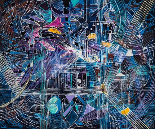 Z cyklu "Metropolis", 2017 r., Barbara Frankiewicz