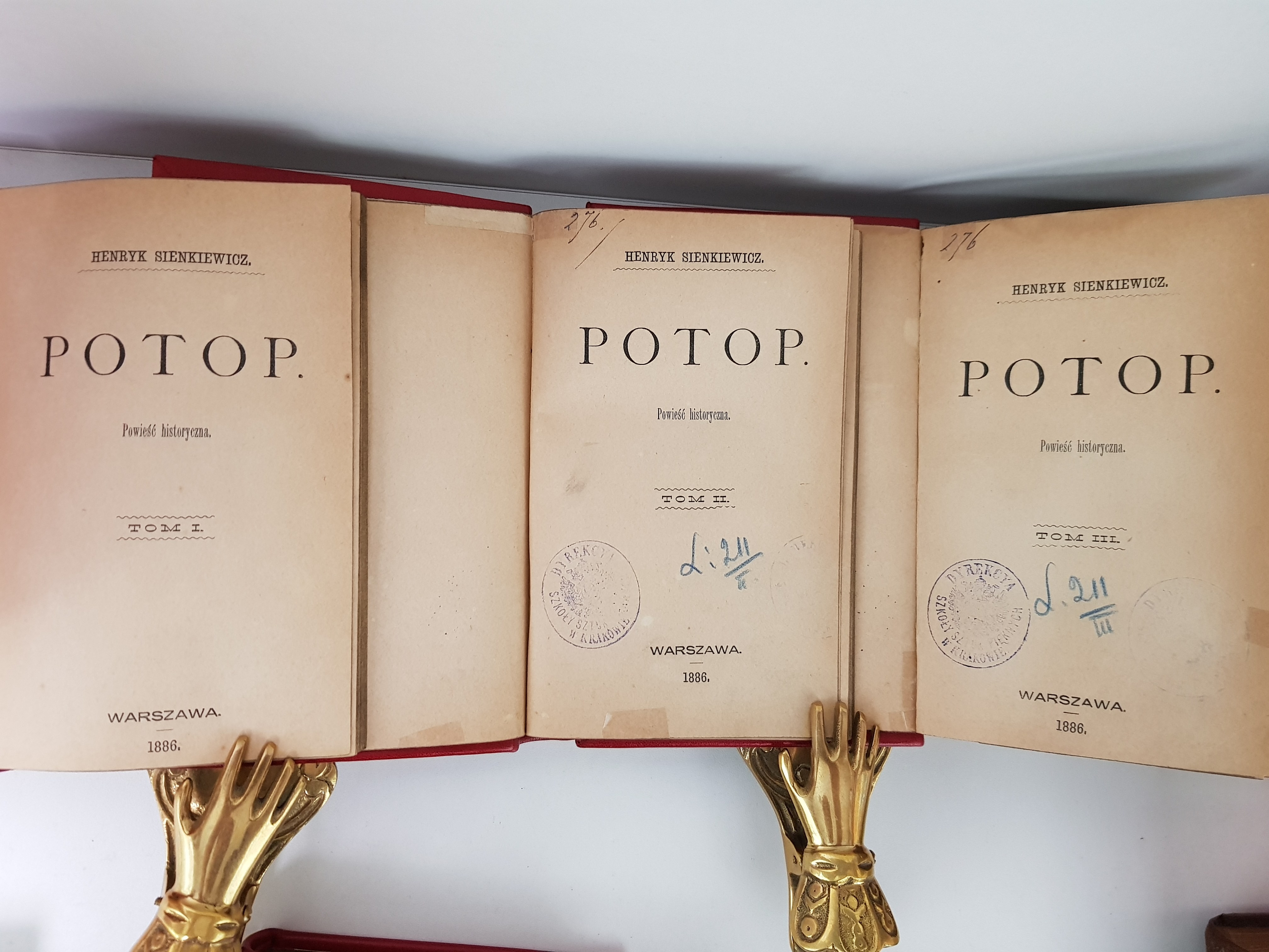 Sienkiewicz Henryk POTOP WYDANIE 1