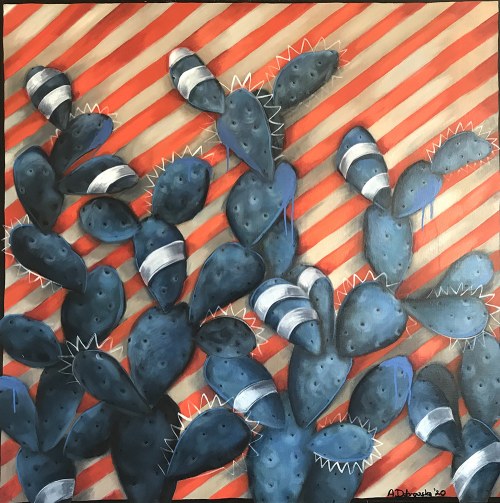 Behind Red Line, 2020, Anita Dąbrowska
