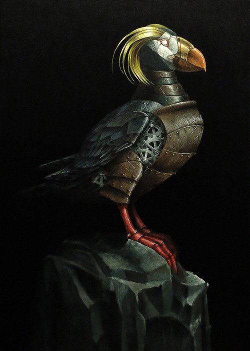Maskonur złotoczuby, 2020, Emil Goś