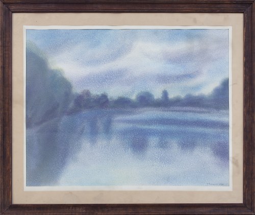 Chmury nad jeziorem, 1986, Teresa Putowska