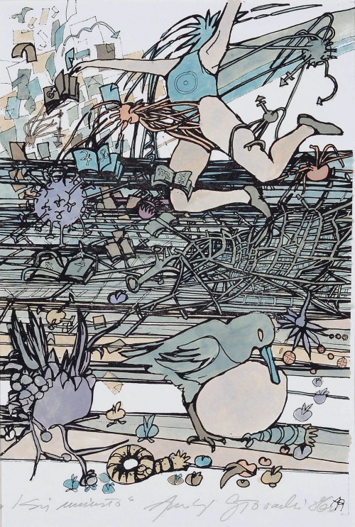 Z cyklu "ecstasies", (tytuł nieczytelny), Andrzej Głowacki