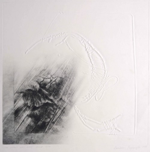 The portrait with relief, 1986, Dariusz Szybiński
