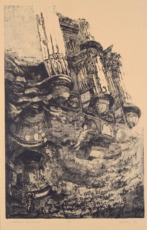 Wnętrze VII, 1985, Tadeusz Zietara