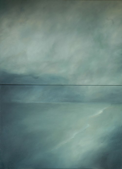 Za mgłą, 2013 – dyptyk, Joanna Dyląg-Faliszek