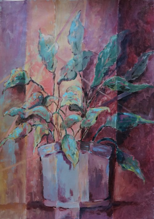 Kwiat doniczkowy, 2018, Paulina Lewandowska
