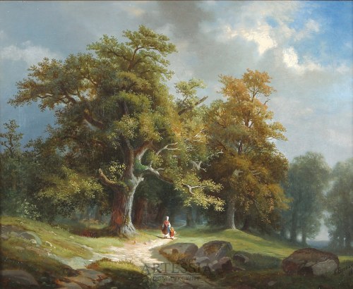 Droga do lasu, 1871, Feliks Brzozowski