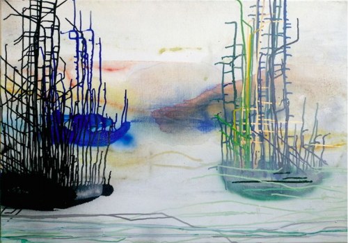 Ships Docked In The Harbour, 2019 r., Grzegorz Pleszyński