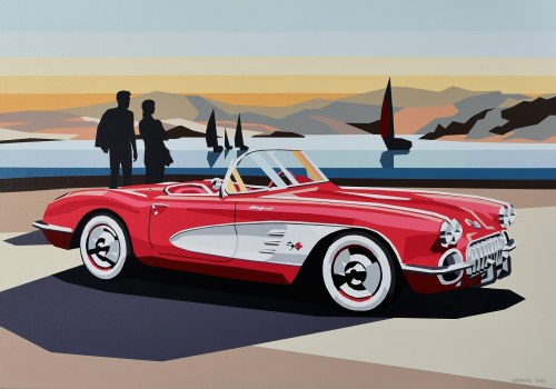 Red Corvette, 2020, Jakub Napieraj