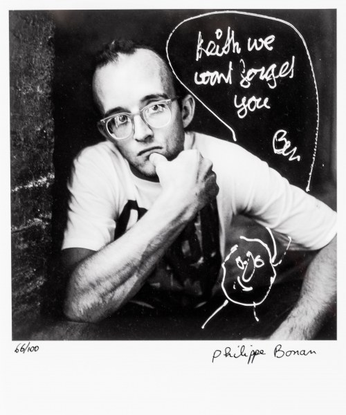 Keith Haring + Ben, 2014, Philippe Bonan