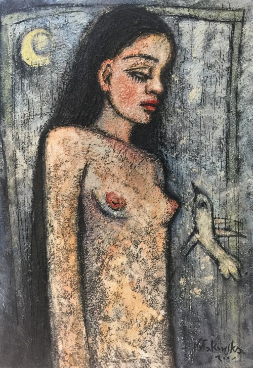 (ur.1953r.), Portret młodej dziewczyny, 2001, Ewa Klara Kołakowska