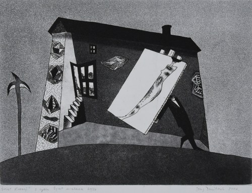 Z cyklu Żywot malarza, Świat kreacji, 2006, Jerzy Dmitruk