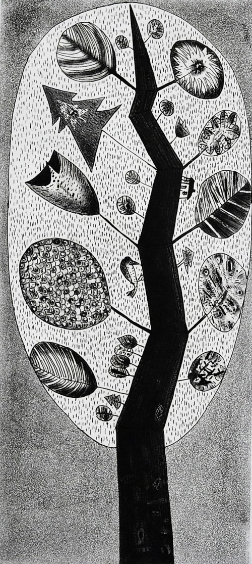 Z cyklu Drzewa objawień, Niebo dzieciństwa, 2010, Jerzy Dmitruk