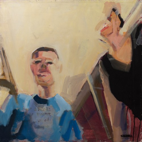Spotkanie na schodach, 2006, Zbigniew Sikora