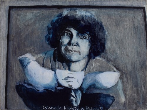 A. Szapocznikow: "Sytuacja kobiet w Polsce?", 2010, Maria Przyszychowska