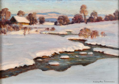 Pejzaż zimowy, Mieczysław Filipkiewicz