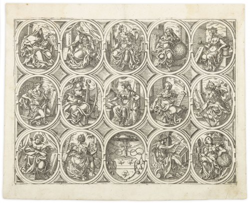 Alegorie nauk wyzwolonych, 1579, Ammann Jost