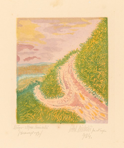 Motyw z kopca Kościuszki, 1924, Władysław Bielecki