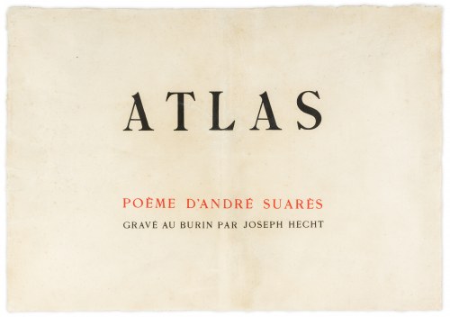 Andre Saures, Atlas, 1928, Józef Hecht