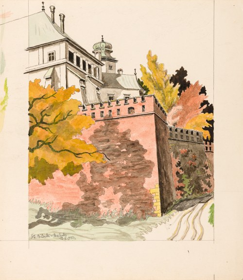 Mury Wawelu. Pawilon gotycki, 1937, Władysław Bielecki