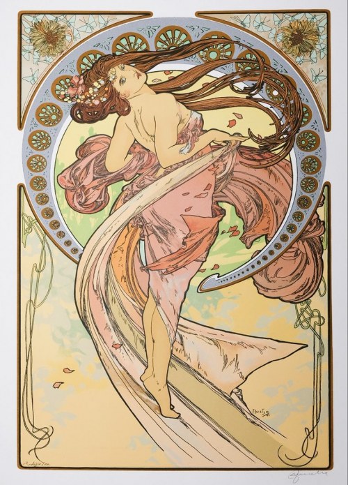 Les Arts La Dance, 1960, Alfons Mucha