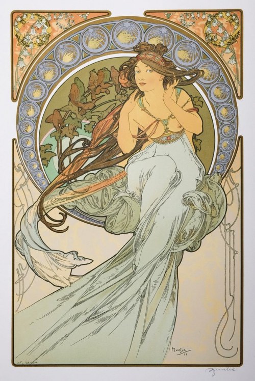 Les Arts La Musique, 1960, Alfons Mucha