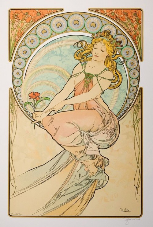 Les Arts La Peinture, 1960, Alfons Mucha