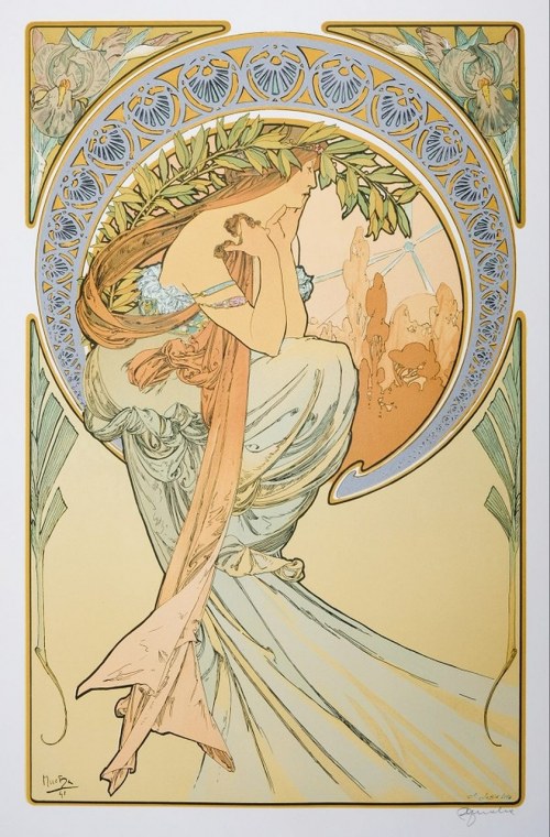 Les Arts La Poesie, 1960, Alfons Mucha